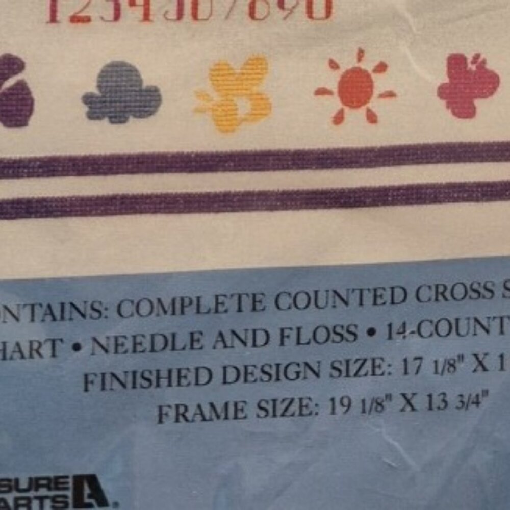 Winnie the Pooh-- Counted Cross Stitch-Too much Honey Sample kit by Leisure Arts - Picture 3 of 4